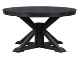 Retro Functional Extendable Dining Table with a 12" Leaf for Dining Room and Living Room 81642106