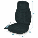 Massage Seat Cushion Back Massager W/ Heat & 6 Vibration Motors For Home 40807389