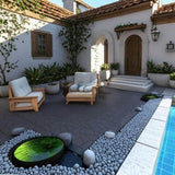 DIY friendly, easy to clean interlocking deck tiles, 11.8"x11.8" patio flooring 44 pieces per 60070976