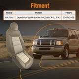 Front 2x top & 2x bottom Seat Covers For Ford Expedition Eddie Bauer 03-06 66627834