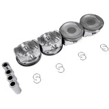 Pistons w/ Rings Replacement for 2007-2013 Toyota Camry RAV4 Scion tC Lexus 2.4 13211-0H041-A0 45473760
