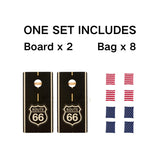 4x2 FT Large Size Cornhole Board Set of 2, Wooden Outdoor Game Board Set with 8 Bean Bags, Perfect W2640P227951