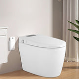 Smart Toilet Bidet Combo with Foot Sensor Open Cover/Seat, LED Display, Self-Cleaning Nozzle, Heated W1219P232246