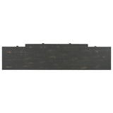 U_STYLE Retro Senior Console Table for Hallway Living Room Bedroom with 4 Front Facing Storage WF312987AAB