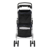 ZUN Pet Stroller for 2 Dogs and Cats, Double 4 Wheel Cat Pet Carriers Bag Jogger for Small Medium Pets, 11499507