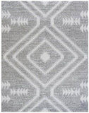 Granada Galen Gray and Ivory Olefin Shag Area Rug B055P313147