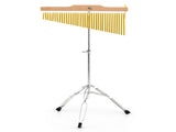 36-Tube Single-Row Wind Chime with Adjustable Tripod Stand, Portable Percussion Instrument for 87198427