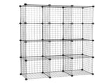 12-Cube Organizer Cube Storage Storage Shelves Wire Cube Storage Origami Shelves Metal Grid 82647882