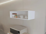 White Rock Wall Cabinet with Open Storage B062P493014