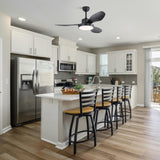 47 Inch Ceiling Fan with 22W LED Light and Remote Control 6 Speeds Reversible DC Motor for Bedroom W934P288498