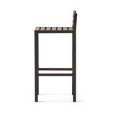 Milos Outdoor Acacia Wood Barstool 57485.00DBRN