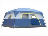 6 Person Outdoor Camping Tent, Waterproof Windproof Easy Setup, Double Layer Family Camping Tent 29758602