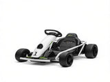 White 24V High-Speed Electric Drift Go Kart Kids Ride-On Racing Vehicle with 2 Speeds for 8-12 04792592