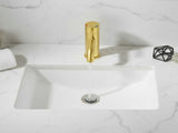 Single Handle Bathroom Faucet Lavatory Faucet Stainless Steel Single Hole-T10, Brushed GoldUnable 57713615