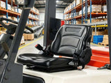 Universal Forklift & Tractor Seat, Adjustable Back with Micro Switch, 6.3-13.4" Slot for Loader & 46034048