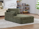 31.69" Wide Modular Sofa Bed With Cushions, Upholstered In Soft Chenille Fabric, Sturdy Metal Legs, W3189P438361