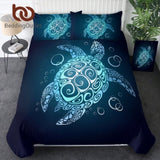 Turtle Queen Bedding Set for Boys Girls 3 Piece Beach Theme Duvet Cover Teal Turquoise Sea Turtle 20254041
