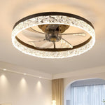 ZUN Ceiling Fan with Lights Dimmable LED W1340103787