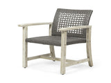 HAMPTON WOOD AND WICKER DINING CHAIR 60400.00MBLK