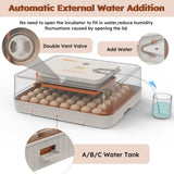 56 Egg Incubator with Automatic Turning & Humidity Control Digital Poultry Hatcher for Chicken, 54801353