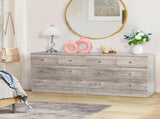 Modern Simple 4-Drawer Dresser Nightstand Gray 74731690