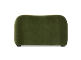 Roman Upholstered Modern Pet Bed, Small to Medium Dog or Cat Olive Green Performance Velvet B2719P448984