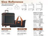 Hardshell Luggage Sets with Bags Lightweight Suitcase Double Spinner Wheels with TSA Lock ,Single N732P193485B
