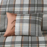 Full/Queen Plaid Comforter Set B035P203245