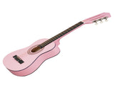 Light pink 30-inch Round Acoustic Guitar with Picks, Strings, Capo, Case, Tuner, and Strap 83838508