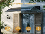 Awning for Door Entrance with Drainage Sink, 40x40 Inch Window Canopy Exterior, UV Rain Snow 03276454