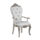 Cream and Golden Ivory Tufted Arm Chairs B062P182714
