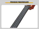 Full Size 4/4 Electric Style Cello with Case Bow Rosin Earphone Connecting line Natural 31785586
