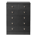 ZUN [FCH] Modern Simple 6-Drawer Dresser Black 17252659