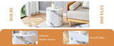The cylindrical table with its patterned design can be easily integrated into a variety of interior W1151P200297