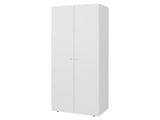 Armoire 66.9" H, 2 Doors, 2 Shelves, White - Bedroom B097P395870