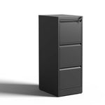 ZUN 3 Drawer Metal Vertical File Cabinet with Lock Office Home Steel Vertical File Cabinet for A4 52558966