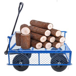 ZUN Tools cart Wagon Cart Garden cart trucks make it easier to transport firewood 45548063