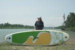 ZUN Inflatable Stand Up Paddle Board 11'x34"x6" With Accessories W1440P192245