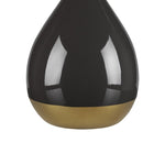 ZUN 2-Tone Ceramic Table Lamp Set of 2 Black/Gold See below B035P264516