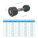 35LBS APOLLO IR3920 Premium Octagonal Dumbbell, Large Numbers, Hard Chrome Plated Handle Dumbbells 71673377