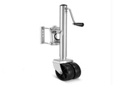 2000 lbs Heavy Duty Swivel Boat Trailer Jack with PP Dual Wheel, 15"-27" Lift Range for RV & Utility 91018928