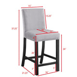 Grey chair This dining chair is a sub-link of the SKU W1781S00016 Four chairs to a box W1781P164908