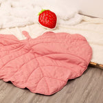 ZUN Dog Blanket Decor 3D Leaves Shaped Pet Blanket Cushion Household Dog Bed Cat Bed Pet Blanket Warm 74124755