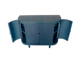 47''Oval Storage with 4 Doors,Buffet Sideboard with Storage, Fluted Accent Storage W2295P290657
