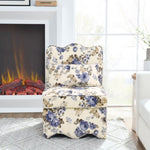 ZUN Flannel single dining chair with soft seat cushion and backrest, no armrests, matching pillow can be W487P221666