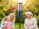 Standing Bird Feeder Squirrel-Proof, 4 Feeding Ports with Perches Heavy-Duty Metal & PC Construction 05174966