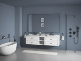 96" Wall Hung Bathroom Vanity Cabinet Fits Double Sinks, Cabinet Only W2287P265094