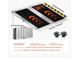 Portable Folding Wheelchair Ramp, 2FT, Non-Slip Aluminum Handicap Ramp with 800 lbs Capacity, 84430129