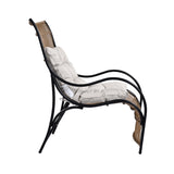 3 Pieces Wicker Outdoor Patio Furniture Set with Lounge Chair, Balcony Chairs Table Set with N780P209442N