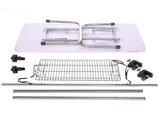 36" Folding Dog Pet Grooming Table Heavy Duty Stainless Steel pet dog Cat Grooming Table 00891082